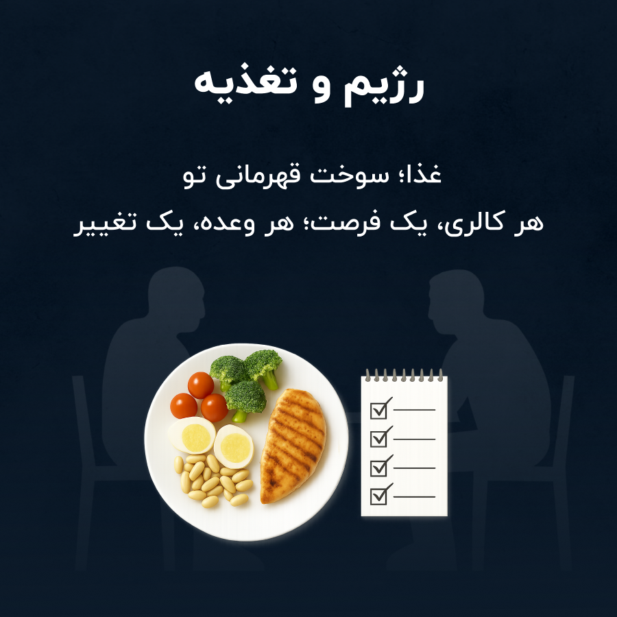 بنر رژیم و تغذیه